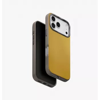 UNIQ Lyden DS skal för iPhone 17 Pro MagClick Charging gul-grå