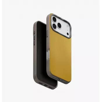 UNIQ Lyden DS skal för iPhone 17 Pro Max MagClick Charging gul/grå
