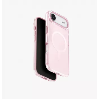 UNIQ Clario skal för iPhone Air Magclick Charging rosa