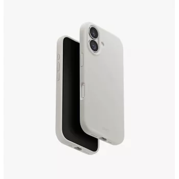 UNIQ Lino MagClick Charging skal för Apple iPhone 17, ljusgrå, Liquid Silicone