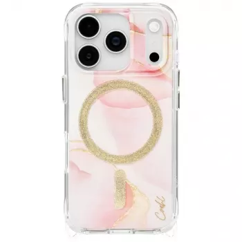 UNIQ Coehl Aeris skal för iPhone 17 Pro, magnetisk laddning, rosa