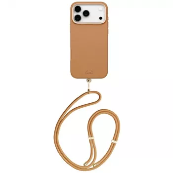 UNIQ Coehl Mirelle skal för iPhone 17 Pro Max, magnetisk laddning, brun