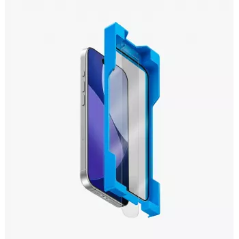 UNIQ Optix Exofit Vividdo härdat glasskärmsskydd för iPhone 17 Pro Max med applikator