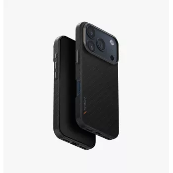 UNIQ Keva Edge-fodral för iPhone 17 Pro MagClick-laddning svart