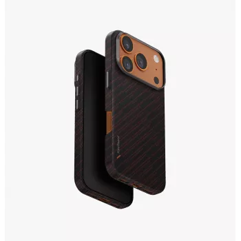 UNIQ Keva Edge-skal för iPhone 17 Pro med MagClick Charging, orange