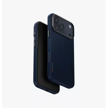 UNIQ Keva Edge-skal för iPhone 17 Pro Max, MagClick Charging, blå