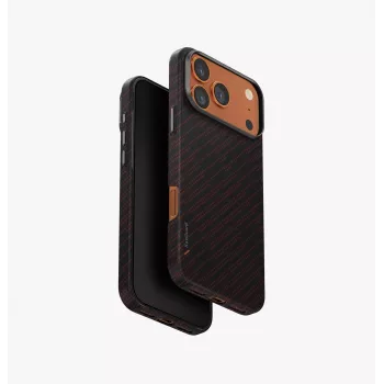 UNIQ Keva EDGE-skal för iPhone 17 Pro Max MagClick Charging, orange