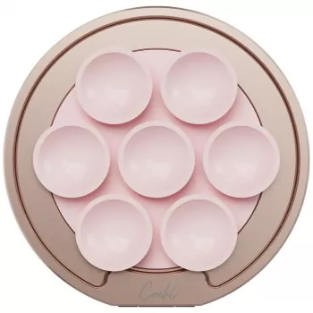 UNIQ Coehl Luna magnetiskt bilfäste med spegel och sugkopp, rosa