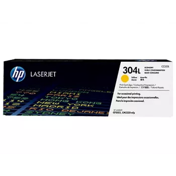 HP 304L Economy gul original LaserJet-tonerkassett (CC532L)
