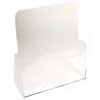 Exacompta A4 diskställ med 1 fack, polystyren, transparent, 85 x 235 x 247 mm (74058D)