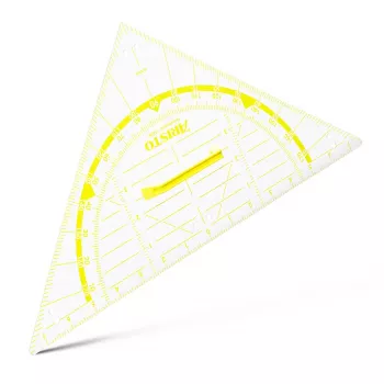 ARISTO geotriangel 2 set square 80 cm transparent plexiglas