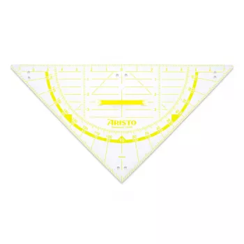 ARISTO geotriangel 2 set square 80 cm transparent plexiglas