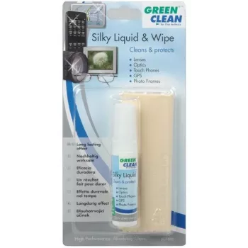 GREEN CLEAN GCLC-1000 optiskt rengöringsset - rengöringsvätska och mikrofiberduk
