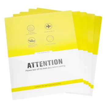 HURTEL 20 st självläkande hydrogelfilm för surfplattor, plottertillskuren (29 cm x 22,5 cm)