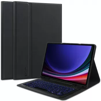 Tech-Protect SC Pen + tangentbordsfodral för Samsung Galaxy Tab S9 / S9 FE / S10 FE / S10 Lite, svart