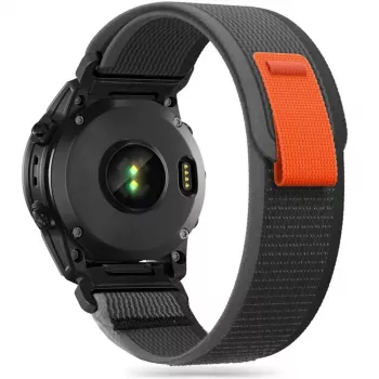 TECH-PROTECT Nylon Garmin Fenix 3 / 5X / 3HR / 5X Plus / 6X / 6X Pro / 7X svart/orange