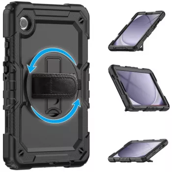 Tech-Protect Solid360 fodral för Samsung Galaxy Tab A9+/A11+ PLUS 11.0 X210/X215/X216/X230/X235/X236, svart