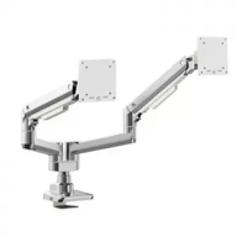 ALOGIC TIS 17-35 dubbel monitorarm, 2 leder, 20 kg bärförmåga, svart