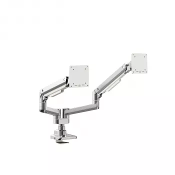 ALOGIC TIS 17-35 dubbel monitorarm, 2 leder, 20 kg bärförmåga, svart