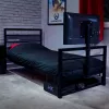 XROCKER gaming enkelsäng svart