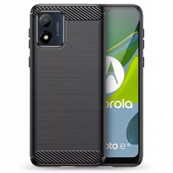TECH-PROTECT Case för Motorola Moto E13 TPU Carbon Black