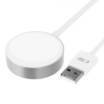 TECH-PROTECT ULTRABOOST magnetisk laddkabel 120cm Apple Watch vit