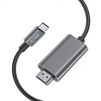 TECH-PROTECT ULTRABOOST KABEL TYPE-C TILL HDMI 4K 60HZ 200CM SVART