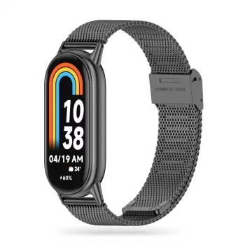 TECH-PROTECT Milanese Loop armband för Xiaomi Smart Band 8 / 9 / NFC - svart