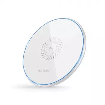 TECH-PROTECT QI15W-C1 trådlös laddare 15 W vit