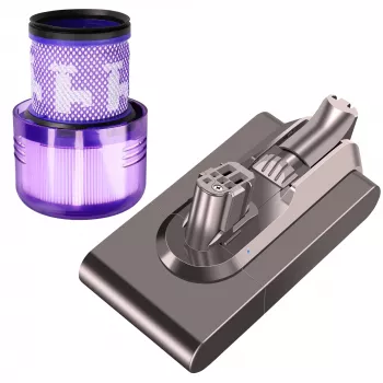 Extralink ersättningsbatteri för Dyson V12 25,2V 2500mAh + filter
