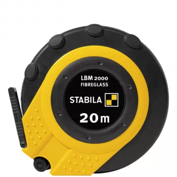 STABILA LBM 2000 glasfiber stängd måttband 20 m