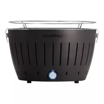 LotusGrill G340 bordsgrill kol 32 cm antracit med USB