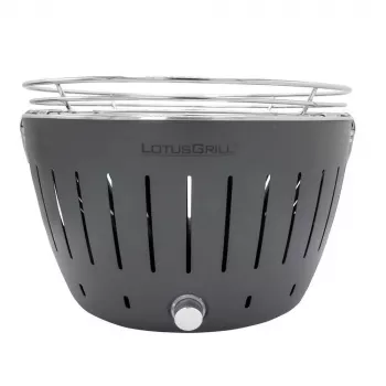 LotusGrill G340 bordsgrill kol 32 cm antracit med USB