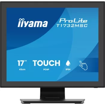 IIYAMA ProLite T1732MSC-B2S 17 inch PCAP touchskärm, 1280x1024, TN LED, 10-punkts multitouch, svart