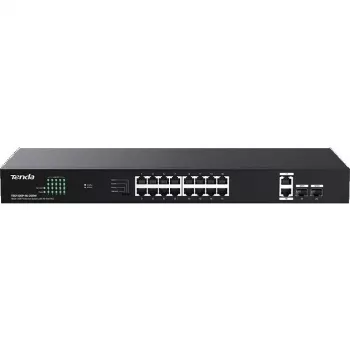 Tenda TEG1120P-16-250W ohanterad PoE+-switch 18-port Gigabit 2 SFP 250W