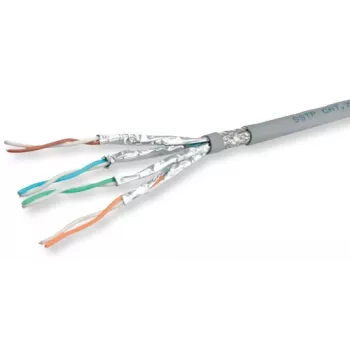 ROLINE S/FTP Cat.6A (Class EA) LSOH massiv tråd bulk-kabel, 100 m, grå
