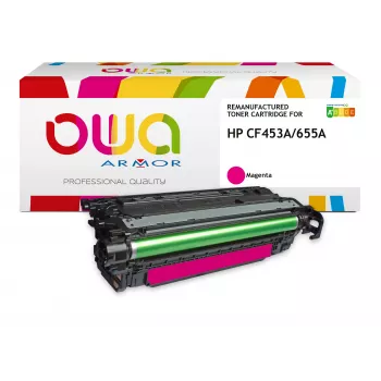 Armor OWA tonerkassett kompatibel med HP CF453A magenta High Yield 10 500 sidor