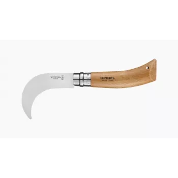 Opinel No. 10 trädgårdskniv Billhook, böjt blad
