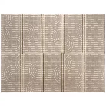 Beaba 915074 dubbelsidig lekmatta 200 x 150 cm Arch Brown
