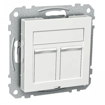 Schneider Electric datauttag Actassi S-One Cat6A STP RJ45 vit