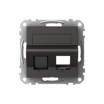 Schneider Electric Exxact Datacase Actassi/Keystone Oblique antracit datauttagsram