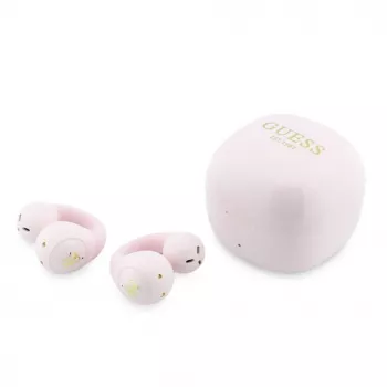GUESS Mini Classic öppna trådlösa hörlurar rosa