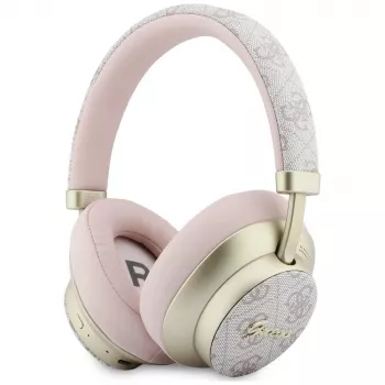 Guess GUE005458 over-ear Bluetooth-hörlurar med ENC, rosa