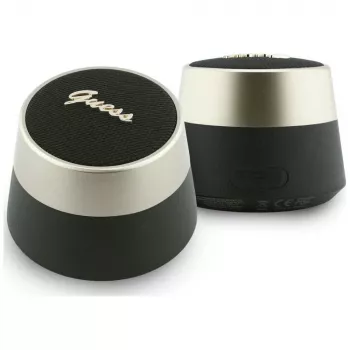 GUESS Bluetooth-högtalare 5W Script MetalLogo svart