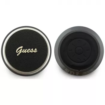 GUESS Bluetooth-högtalare 5W Script MetalLogo svart