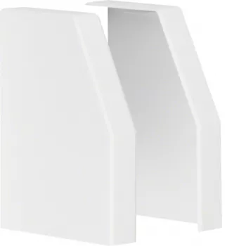Hager L22359010 ändlockpar för RK 150x110 mm kanal, renvit