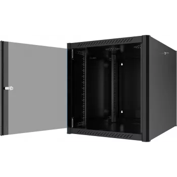 EFB Elektronik 19 inch väggskåp 12U, djup 800 mm, förmonterat, RAL 9005 (691912TS.80)