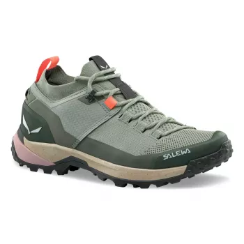 Salewa Puez 2 Knit Ptx Women's Low-Cut Hiking Shoes - Shadow/Olive, Size 39