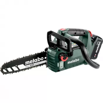 METABO MS 18 LTX BL 25 (601595900) SET batterikedjesåg (grön/svart, Li-Ion-batteri 4,0 Ah 18V)