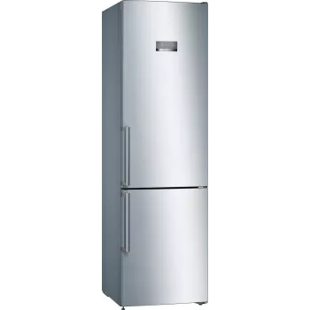 Bosch KGN397LEQ fristående kyl-frys med NoFrost, VitaFresh, 363 l, rostfritt utseende, energiklass E